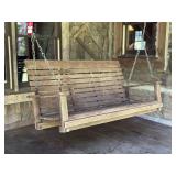 Early Wooden Porch Swing