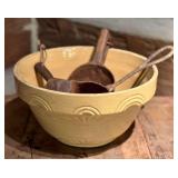 Stoneware Mixing Bowl & Primitives