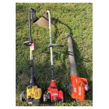 Gas Powered String Trimmers & Echo ES-210 Blower