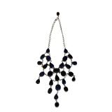 Sterling Silver Genuine Blue Saphire Necklace