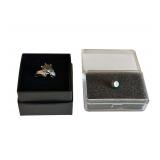 Sterling Silver Black Diamond Ring