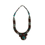 Tibetan/Nepalese Style Statement Necklace
