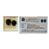 Oval Cut Natural Blue Saphire Gemstones