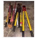 Bolt Cutters, Pry Bars & Pipe Cutters