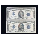 Series 1934D $5 Silver Certificate