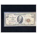 Series 1929 $10 National Currency The Federal Reserve Bank of Chicago, Illinois