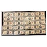 Series 1963 $5 U.S. Notes- Red Seal