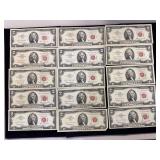 Series 1963 $2 U.S. Notes- Red Seal