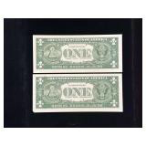 Series 1957 Star $1 Silver Certificates Blue Seal