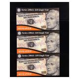 2004 U.S. Federal Reserve $10 Single Notes