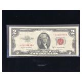 Series 1953 Star $2 U.S. Note- Red Seal