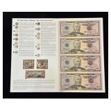 2004 U.S. Federal Reserve $50 Uncut Notes