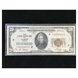 Series 1929 $20 National Currency The Federal Reserve Bank of Atlanta, Georgia