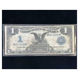 Series 1899 $1 Silver Certificate Black Eagle- Large Note