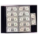 Series 1963, 1963A and 1963B Star $1 Federal Reserve Notes
