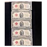 Series 1928G $2 U.S. Notes- Red Seal