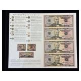 2004 U.S. Federal Reserve $50 Uncut Notes
