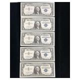 Series 1957 Star $1 Silver Certificates Blue Seal
