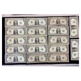 Series 1963, 1963A and 1963B $1 Federal Reserve Notes