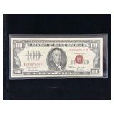 Series 1966 $100 U.S. Note- Red Seal