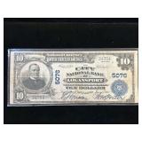 Series 1902 $10 National Currency The City National Bank of Logansport, Indiana