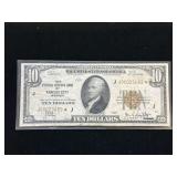 Series 1929 $10 National Currency The Federal Reserve Bank of Kansas City, Missouri