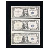 Series 1957 Star $1 Silver Certificates Blue Seal