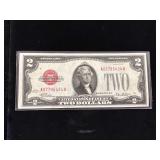 Series 1928 $2 U.S. Note- Red Seal