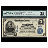 Series 1902 $5 National Currency Merchants National Bank of Indianapolis