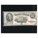 Series 1917 $2 U.S. Note-Red Seal-Large Note