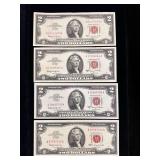 Series 1963 and 1963A $2 U.S. Notes- Red Seal
