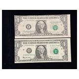 Series 1988 and 1995 $1 Federal Reserve Notes-Faulty Alignment Error