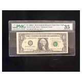 Series 1988A $1 Web Federal Reserve Note