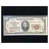 Series 1929 $20 National Currency The Federal Reserve Bank of Chicago, Illinois
