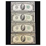 Series 1934A and 1934B $10 Federal Reserve Notes