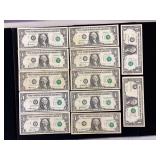 Series 1995, 1999, and 2003 $1 Federal Reserve Notes-Major Misaligned Overprint Error