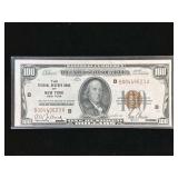 Series 1929 $100 National Currency The Federal Reserve Bank of New York