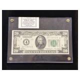 Series 1928 $20 Federal Reserve Note