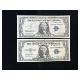 Series 1935D and 1935G $1 Silver Certificates