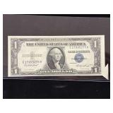 Series 1935E $1 Silver Certificate Butterfly Error