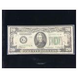 Series 1934A Star $20 Federal Reserve Note