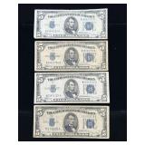 Series 1934A, 1934C and 1934D Silver Certificates