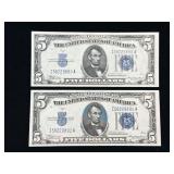 Series 1934A $5 Silver Certificate