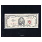 Series 1963A Star $5 U.S. Note- Red Seal