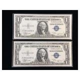 Series 1935B $1 Silver Certificates