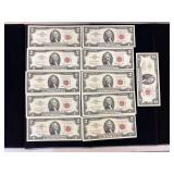 Series 1963 $2 U.S. Notes- Red Seal