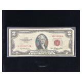 Series 1953 Star $2 U.S. Note- Red Seal