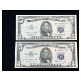Series 1953 $5 Silver Certificate