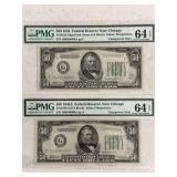 Series 1934 & 1934A $50 Federal Reserve Notes