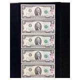 Series 1976 $2 Federal Reserve Notes